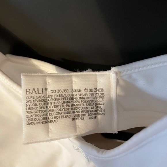 White Bali 36DD bra - Picture 2 of 2